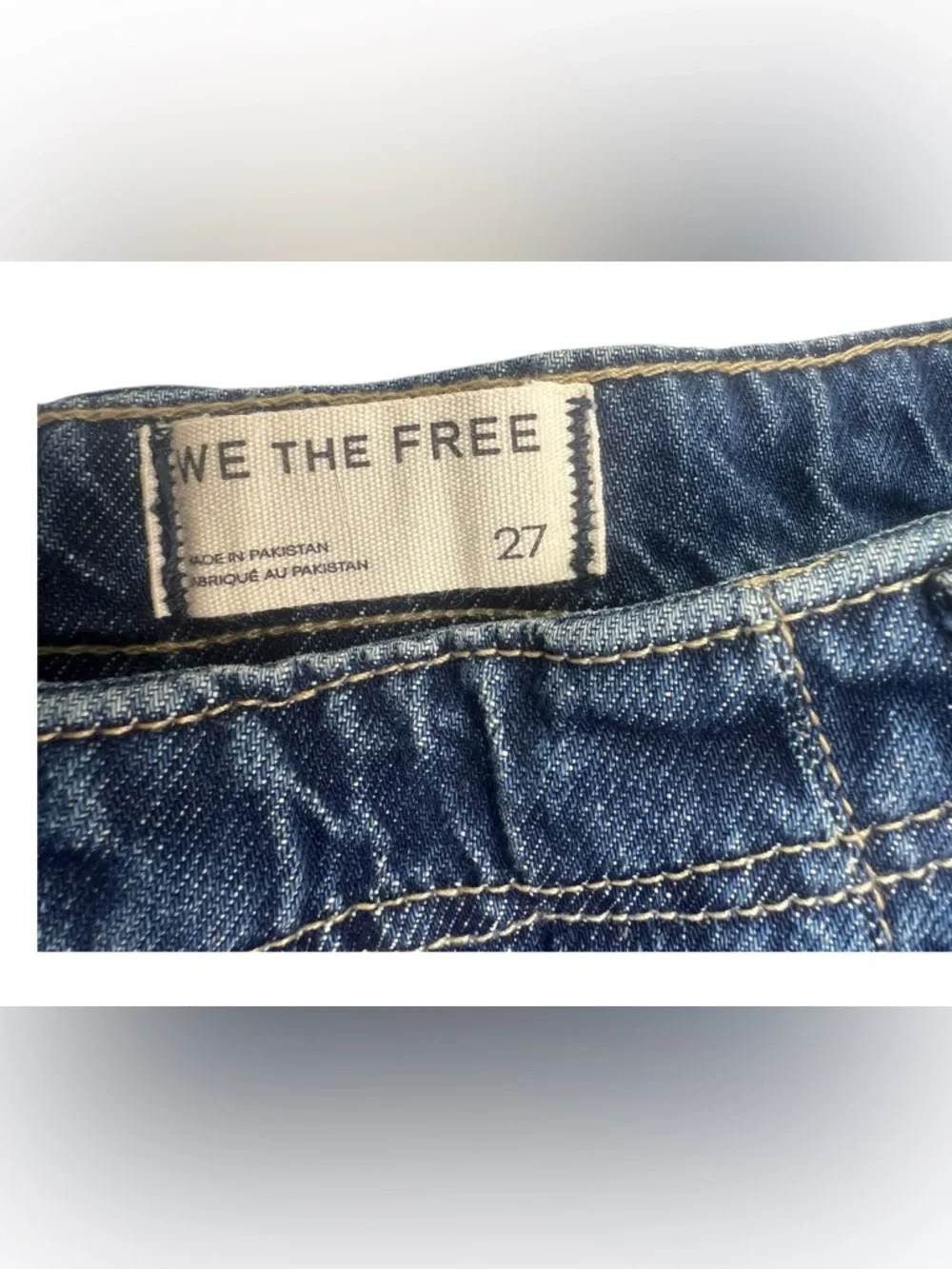 Free People We The Free Madison Ave Denim‎ Mini Skirt